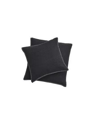 DAVID FUSSENEGGER | Housse de coussin "Sylt" 40x40cm (Feutre chiné) | grau